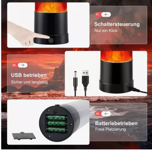 LAMPARA LAVA VOLCANO